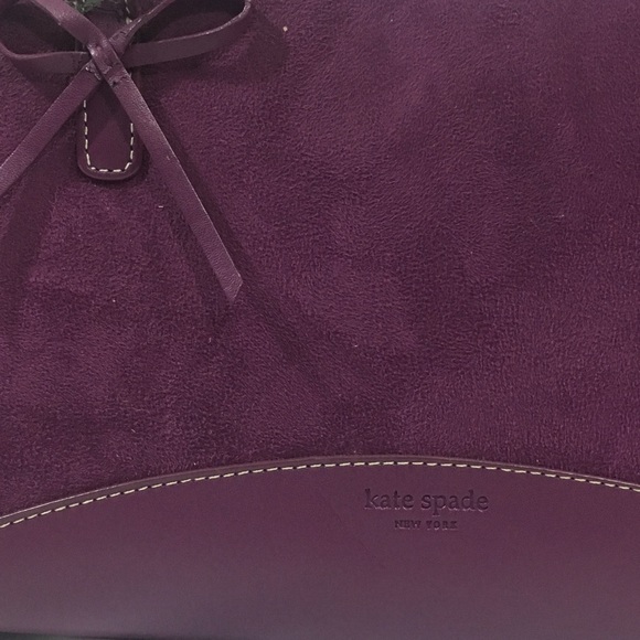 Kate Spade Purple Bow Purse - Picture 2 of 8
